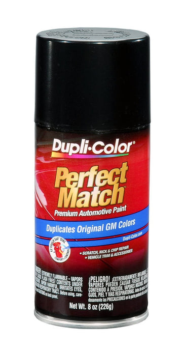 Duplicolor BGM0381 Perfect Match Black Metallic General Motors 8oz.