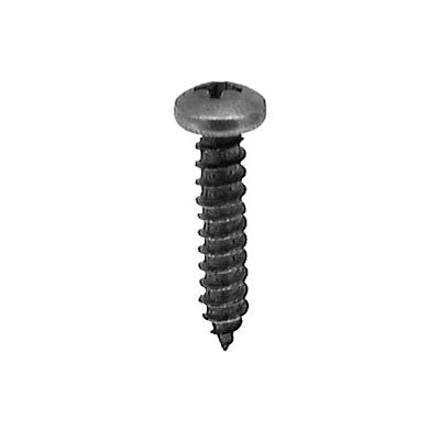 Auveco 10181 #8 X 3/4" Phillips Pan Head Tapping Screw Black Oxide 100 Pack