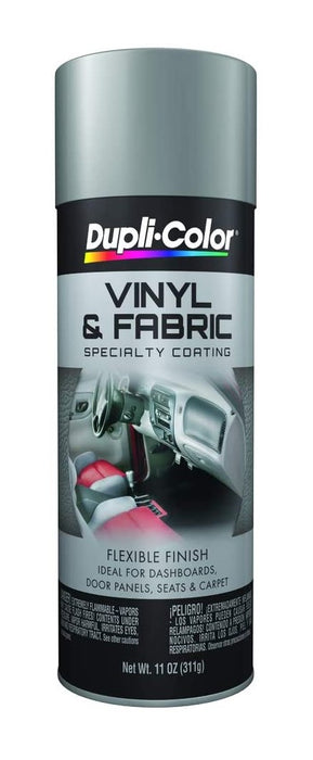 Duplicolor HVP109 Vinyl And Fabric Coating Medium Gray Silver 11oz.