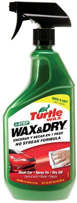  Turtle Wax T-9 1-Step Wax & Dry - 26 oz. : Automotive