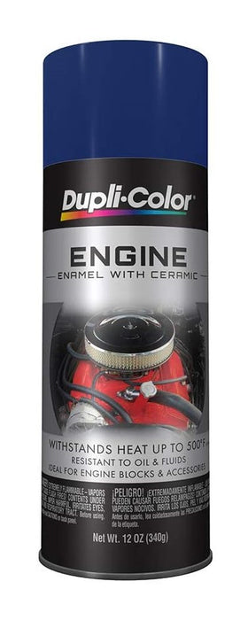 Duplicolor DE1606 Engine Enamel with Ceramic FORD Dark Blue Engine Paint 12oz.