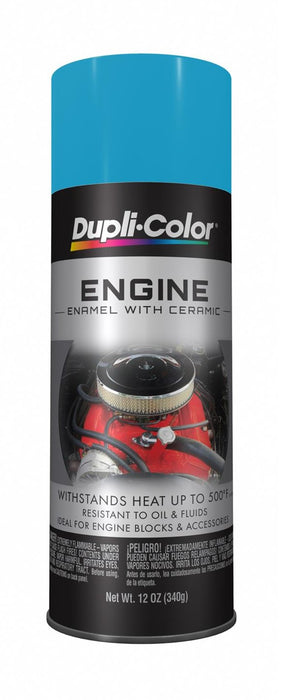 Duplicolor DE1610 Engine Enamel with Ceramic Pontiac Blue Engine Paint 12oz.