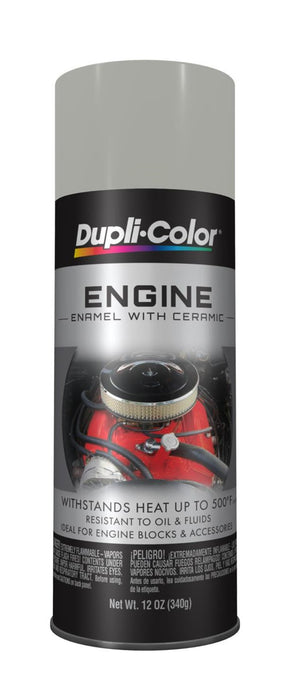 Duplicolor DE1650 Engine Enamel with Ceramic Gloss Cast Coat Aluminum Engine Paint 12oz.