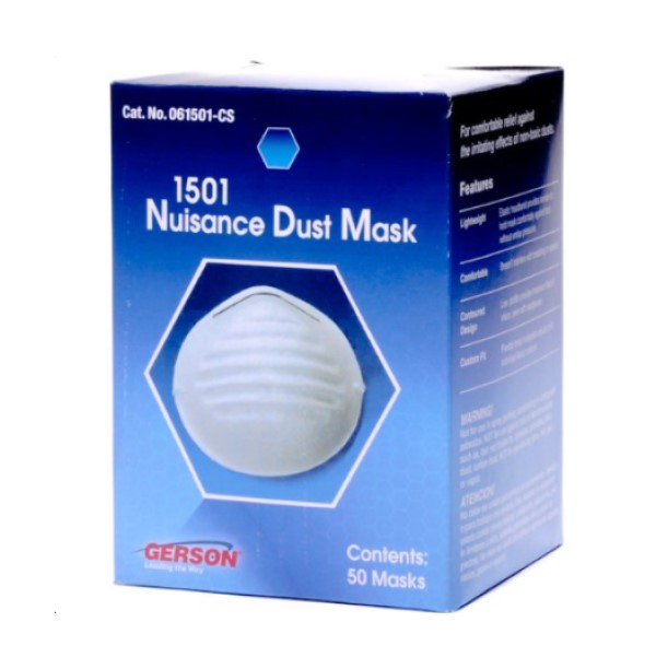 Nuisance 1501 Dust Mask (Not NIOSH Approved) 50/Box