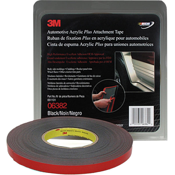 3M 06382 1/2 in Automotive Acrylic Plus Attachment Tape