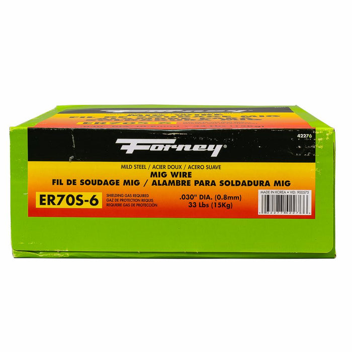 Forney 42276 ER70S-6, .030" x 33 lbs., Steel MIG