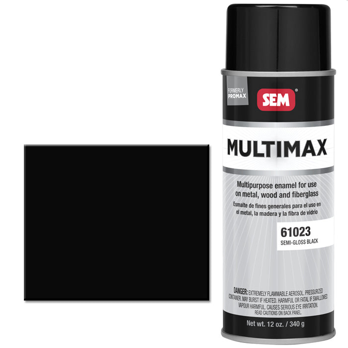 SEM 61023 MultiMax Semi-Gloss Black 12oz.