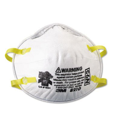 3M 46457 N95 Particulate Respirator Mask Disposable Sanding and Fiberglass 20/Pack