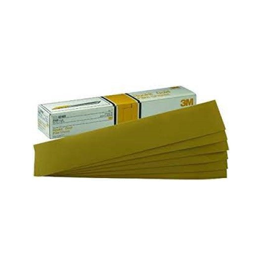 3M 02470 Hookit Gold Sheet 2 3/4 X 16" 180Grit 50/Pack