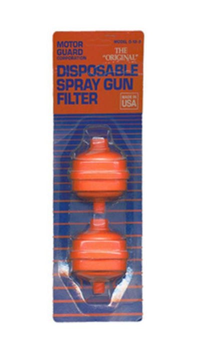Motor Guard D12-2 Paint Spray Gun Disposable Filters 2/Pack
