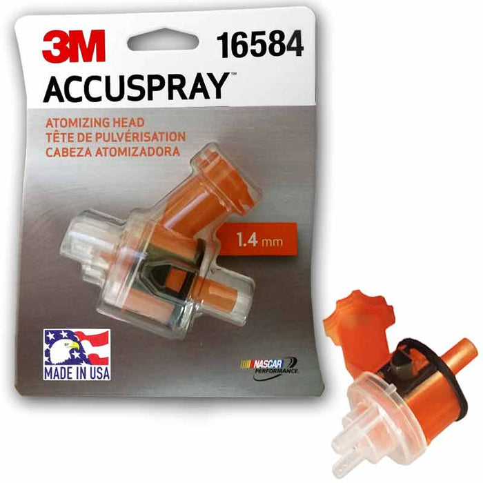 3M 16584, Accuspray 1.4mm Atomizing Head Orange