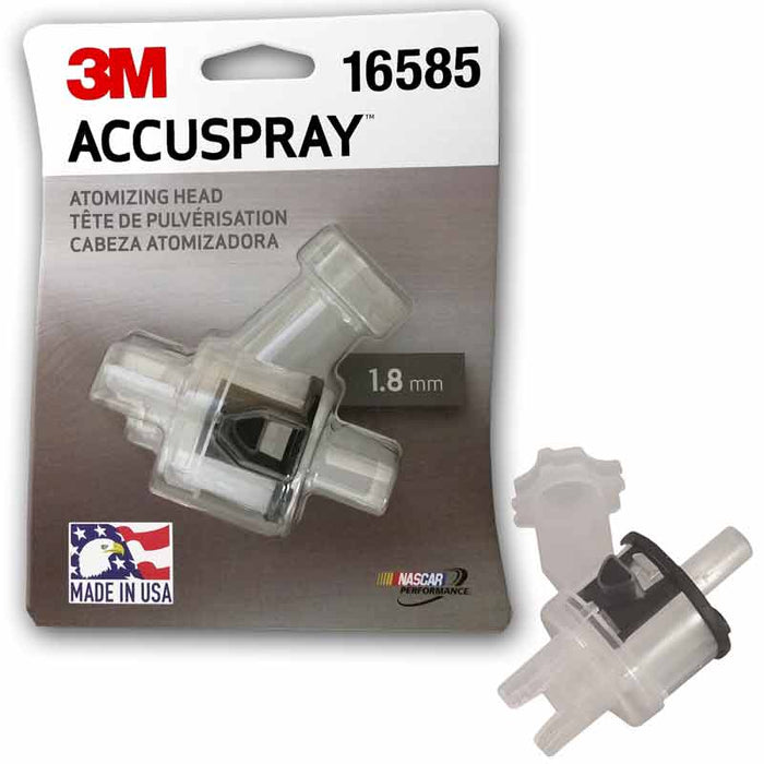 3M 16585, Accuspray Atomizing Head Refill 1.8mm Tip Clear