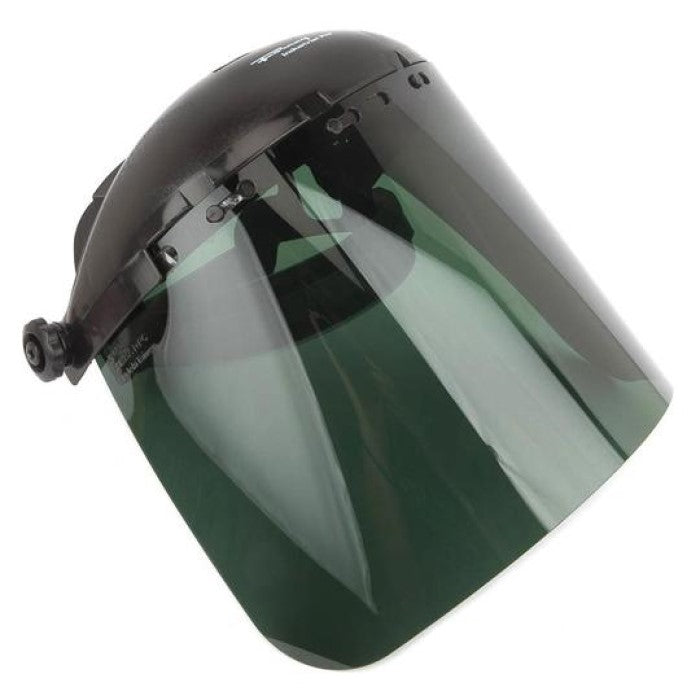 Forney 58606 Face Shield with Ratchet-Type Headgear, Green