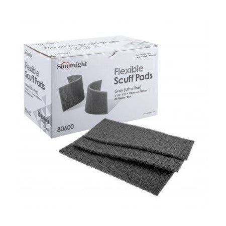 Sunmight 80200  6" x 9" Scuff Pads Gray 20/Box Ultra Fine
