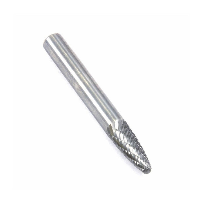 Forney 60124 Tungsten Carbide Burr, 1/4" Tree Radius (SF-1)