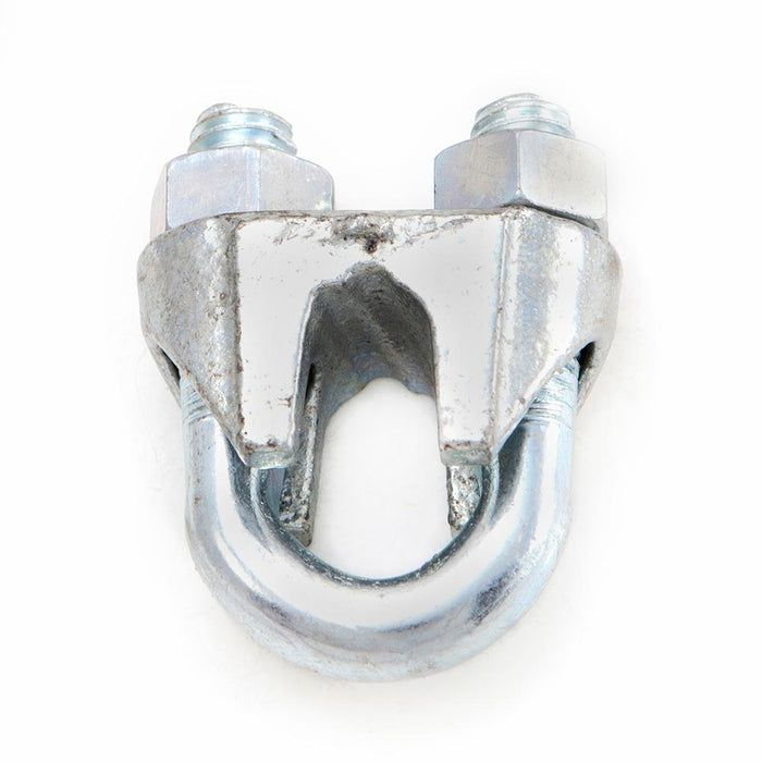 Forney 61024 Wire Rope Clips, 3/8", Zinc Plated