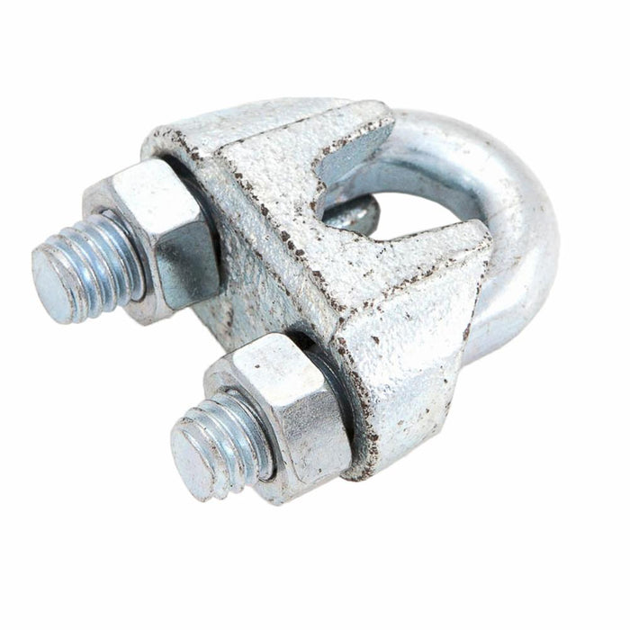 Forney 61025 Wire Rope Clips, 1/2", Zinc Plated