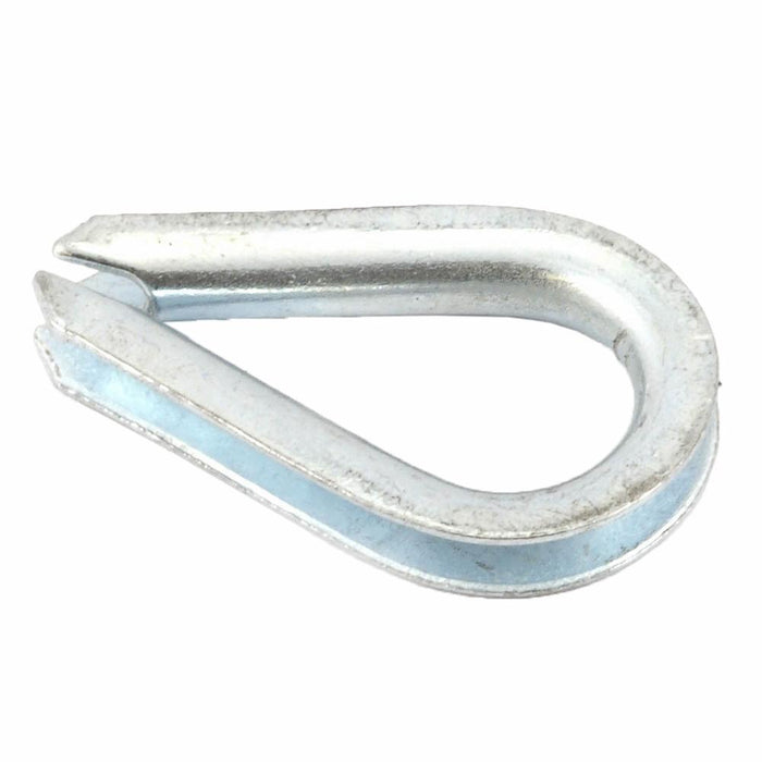 Forney 61029 Wire Rope Thimble, 1/16", Zinc Plated