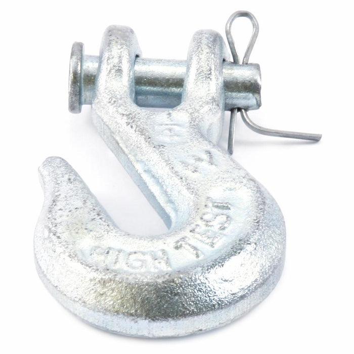 Forney 61040 Clevis Grab Hook, 1/4", Forged Galvanized