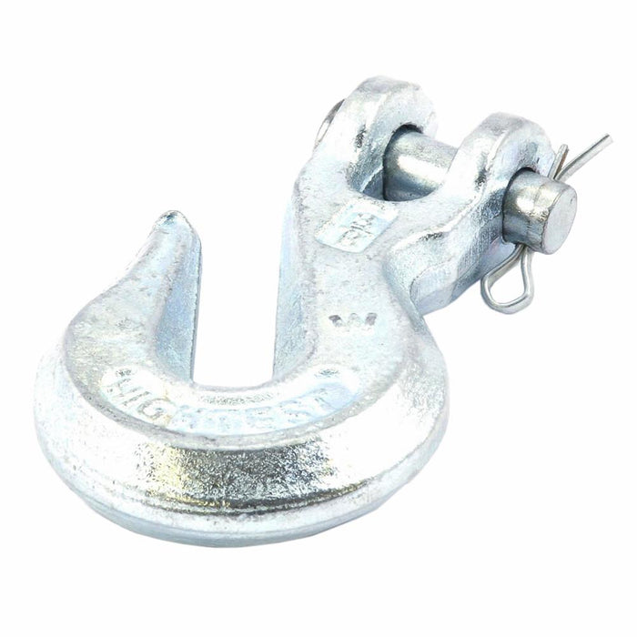 Forney 61042 Clevis Grab Hook, 3/8", Forged Galvanized