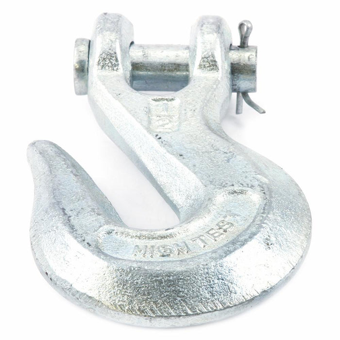 Forney 61044 Clevis Grab Hook, 1/2", Forged Galvanized