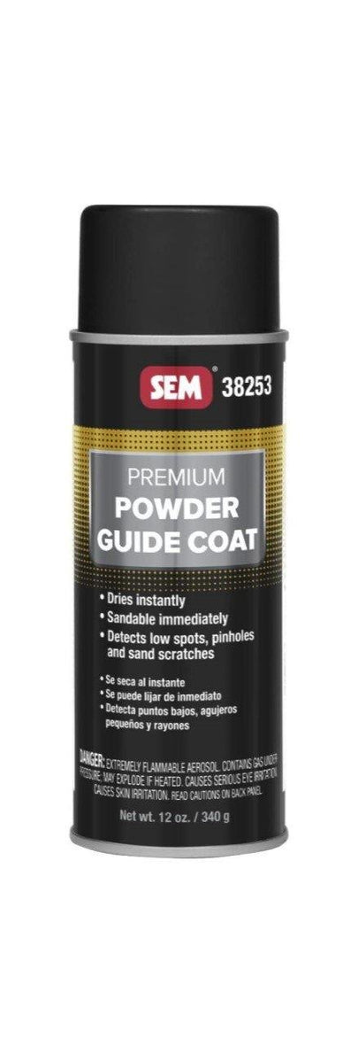 SEM Black Premium Powder Guide Coat 12 Oz. Aerosol - 38253