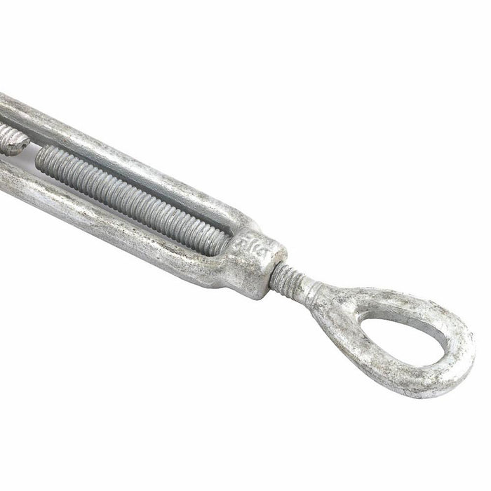 Forney 61321 Turnbuckle, 5/16" x 4-1/2", Hook and Eye Galvanized