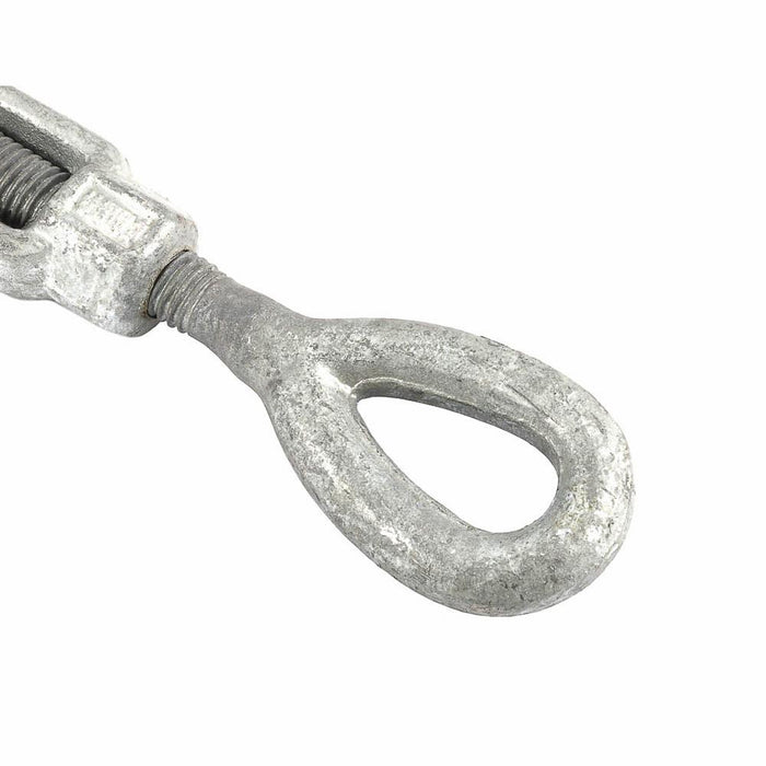 Forney 61323 Turnbuckle, 1/2" x 6", Hook and Eye Galvanized