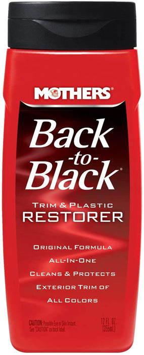 MOTHERS 06112 Back-to-Black Trim & Plastic Restorer 12 oz.