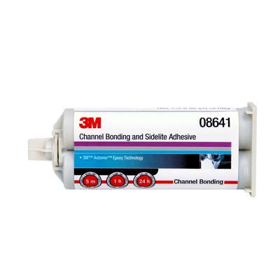 3M 08641 Channel Bonding and Sidelit Adhesive Black