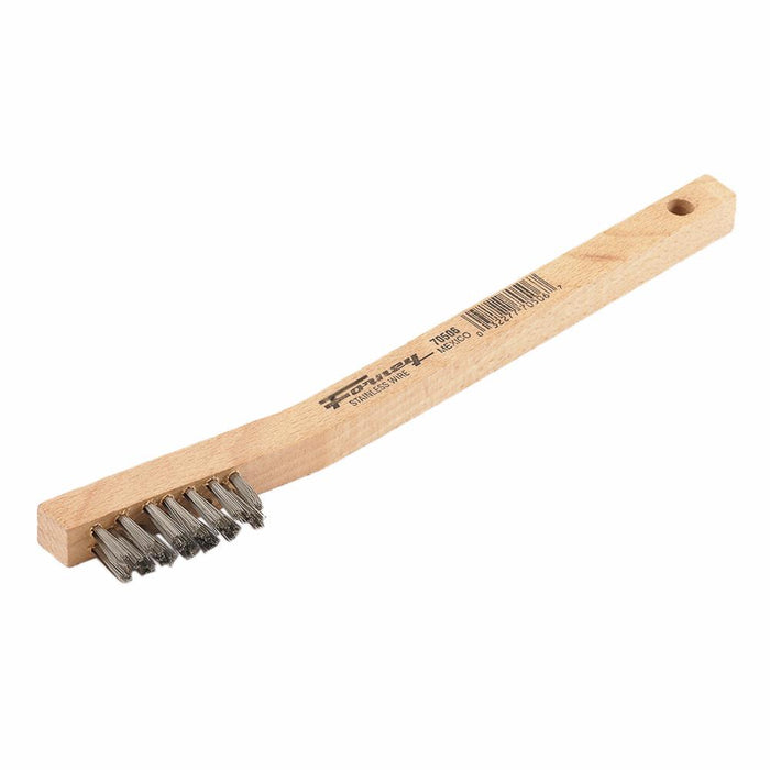 Forney 70506 Scratch Brush, Stainless, 3 x 7 Rows
