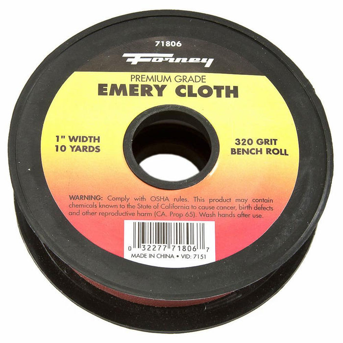 Forney 71806 Emery Cloth Bench Roll, 320 Grit