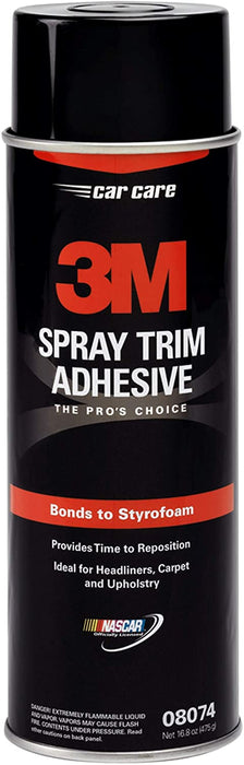 3M 08074 Spray Trim Adhesive 16.8oz Yellow