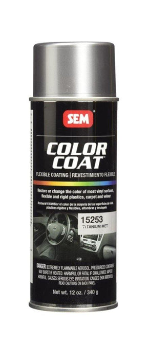 SEM 15253 Titanium Metallic Color Coat 12oz. - WeGotAutoPaint