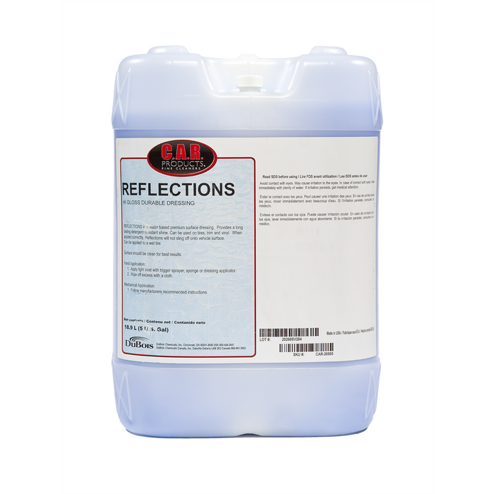 XCP CAR-20505 CAR Products Reflections Hi Gloss Durable Dressing (5 gal)