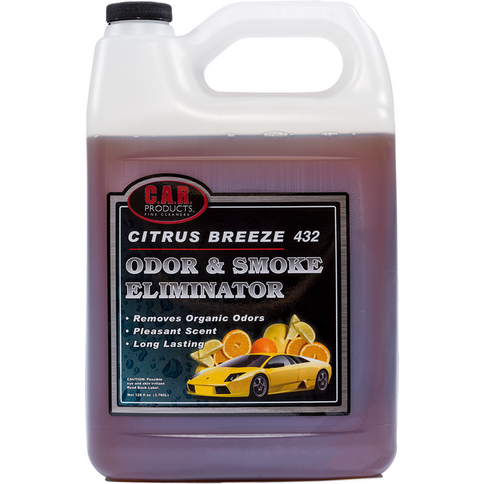 XCP CAR-43201 CAR Products Citrus Breeze Odor & Smoke Eliminator (1 gal)