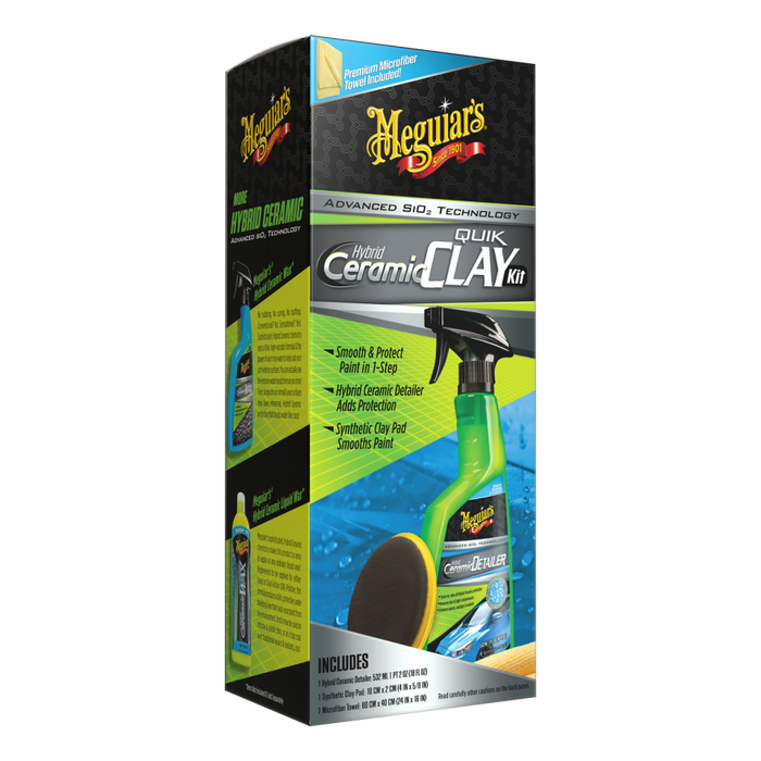 Meguiar's Smooth Surface Clay Kit - Safe and Easy Car Claying for Smooth as  Glass Finish, G191700, Kit