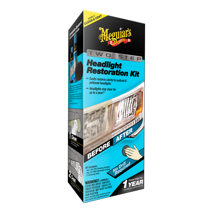 Meguiar's G2970 Two Step Headlight Restoration Kit