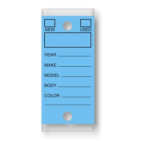 XCP DL-VT-B CAR Products Genuine Versa-Tags Key Tags (Blue, 250 bx)