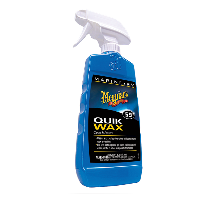 Meguiar's M5916 Marine/RV Quik Wax Clean & Protect 16 oz. Spray