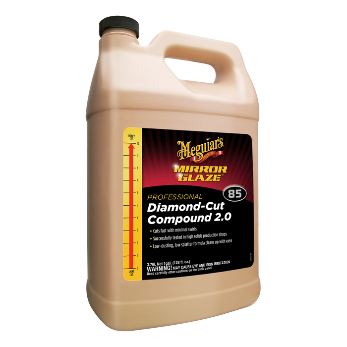 Meguiar's M8501 Mirror Glaze, Diamond Cut Compound 2.0 1Gallon