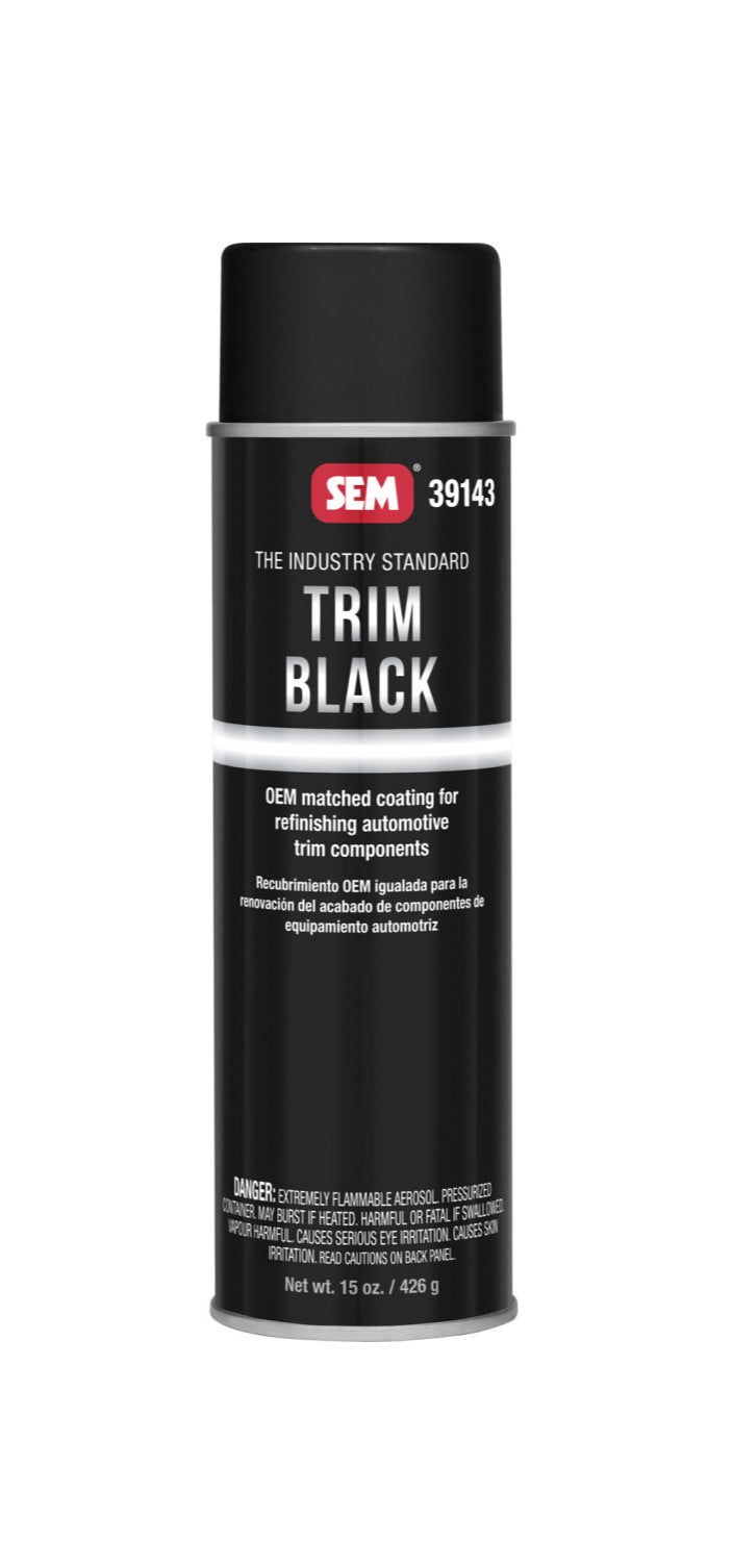 SEM 39143 Trim Black Aerosol 15 oz. — WeGotAutoPaint