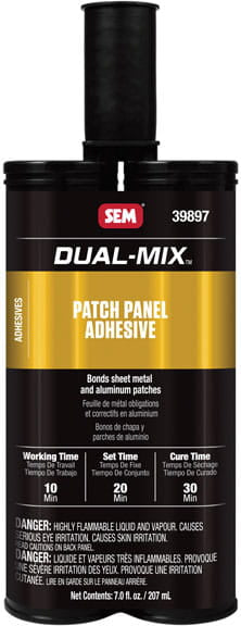 SEM 39897 Dual-Mix Patch Panel Adhesive 7oz.
