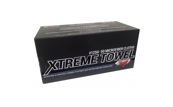 Excel 1250 XL Autobody Xtreme Towel 12x12" Microfiber 50 Count Box