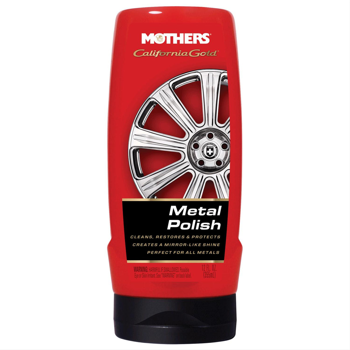 MOTHERS 05100 Mag & Aluminum Polish - Shines & Protects - Brass