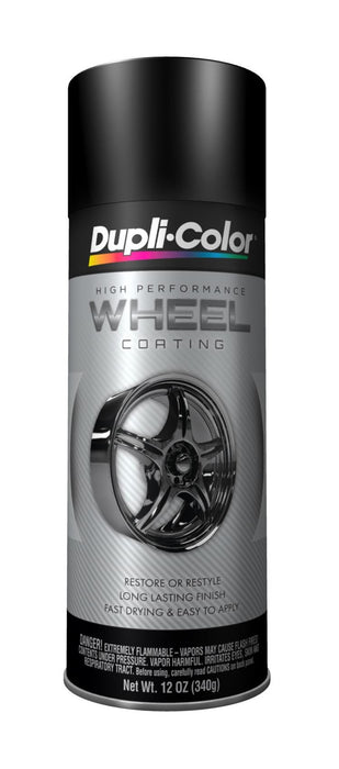 Duplicolor HWP104 High Performance Wheel Coating Acrylic Enamel Satin Black 12oz.