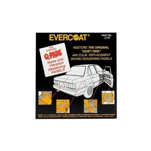 Evercoat 100116 Q-pads Sound Deadener (12 X 12) 6 Pads/Pack