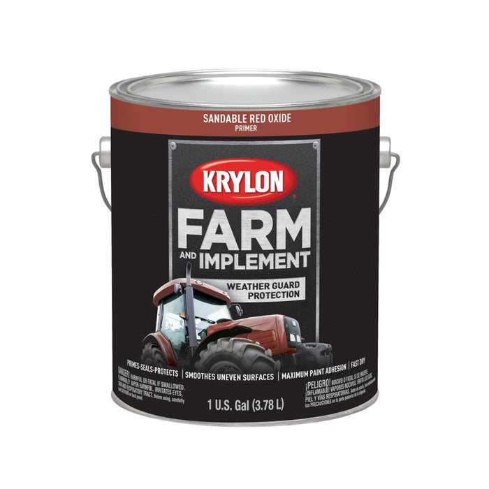 Krylon 1982 Farm & Implement Paint Sandable Red Oxide