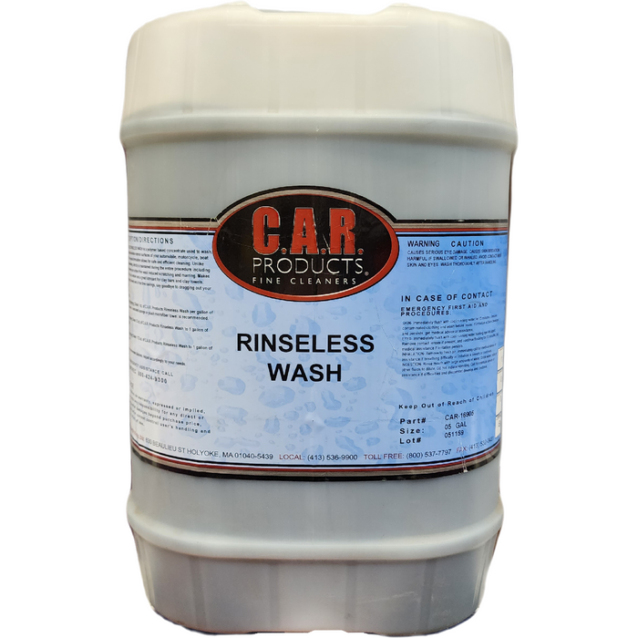 XCP CAR-16905 CAR Products Rinseless Wash (5 gal)