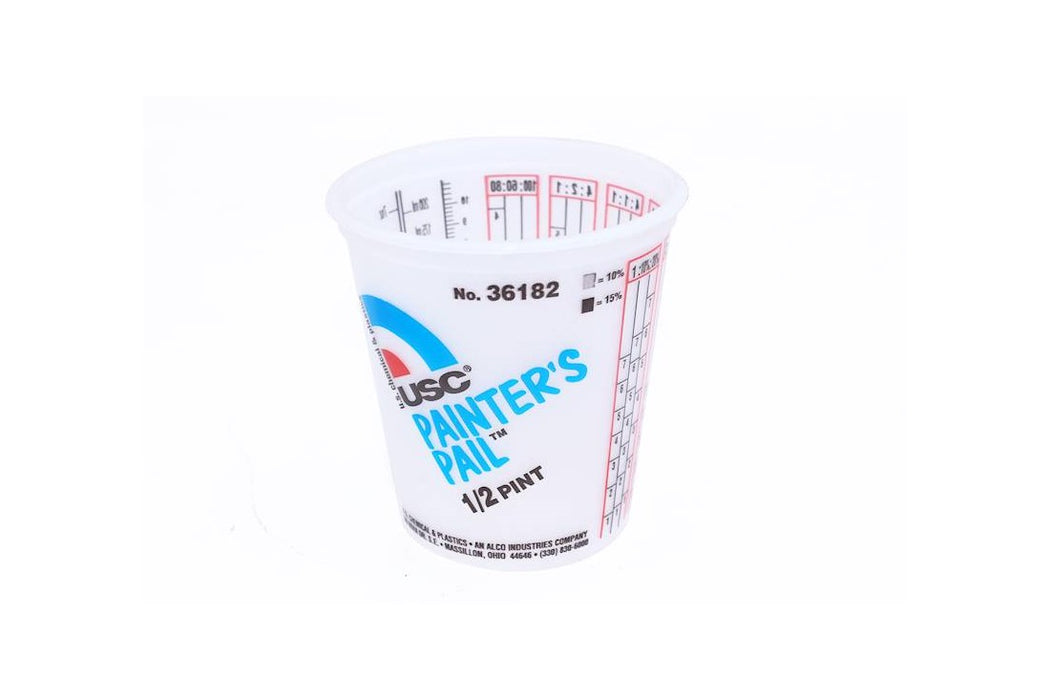 USC 36182 Painter's Pail Mixing/Measuring Cups 1/2pts (300)